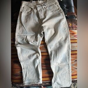 Free People Movement Levis Misty Blue Ankle Crop Jean NWT 30 X 26